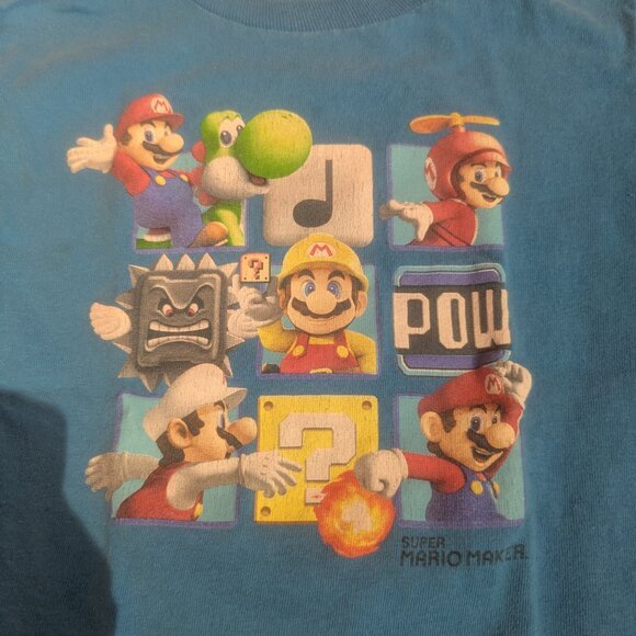 Super Mario Maker Tshirt 6-7 - Picture 3 of 5